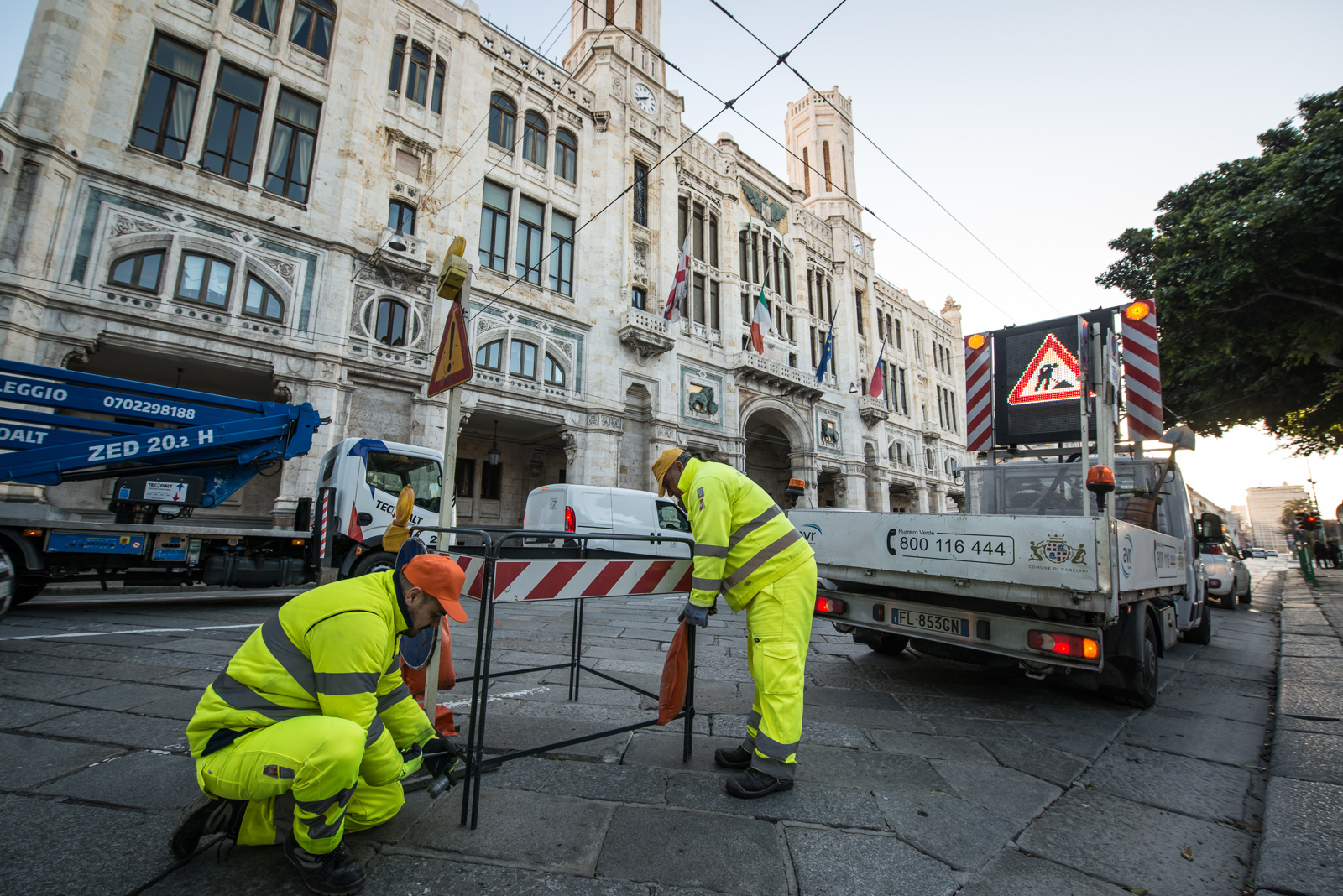 NEL PRIMO ANNO DEL NUOVO GLOBAL SERVICE DELLA CITTÀ DI CAGLIARI OLTRE 5.000 INTERVENTI GESTITI